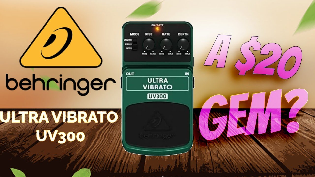 Discovering the $20 Gem:  Behringer Ultra Vibrato UV300 Guitar Pedal Review (No Talking) #432hz