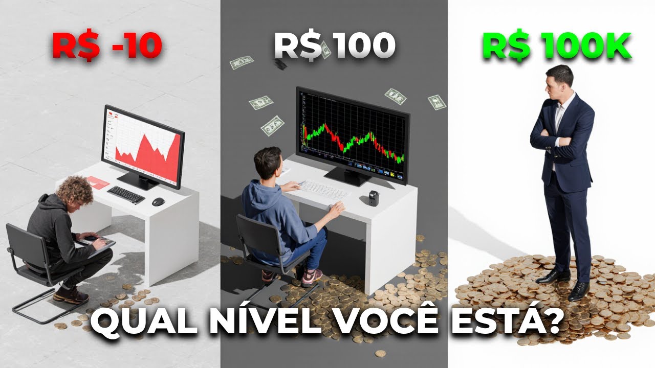 Os 3 Níveis que Todo Trader Enfrenta (A Maioria Trava no 2º)