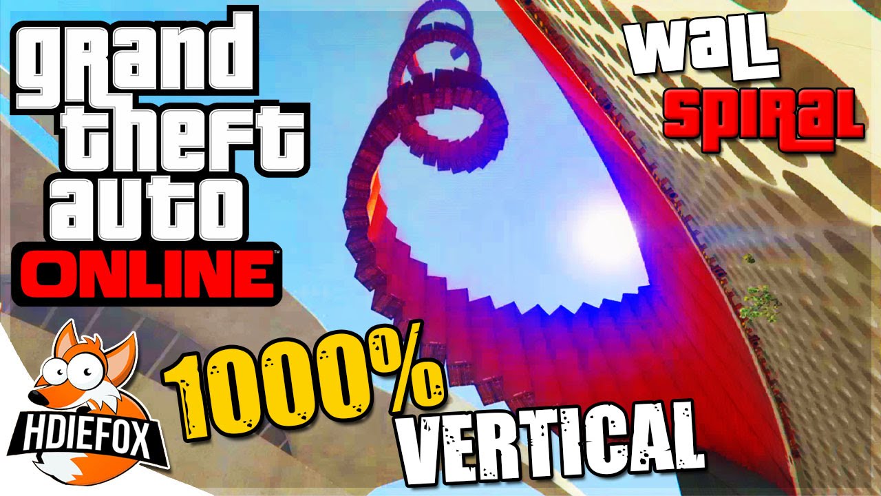 GTA ONLINE : La Course Incroyable | Wall Spiral 1000% Vertical (FR)