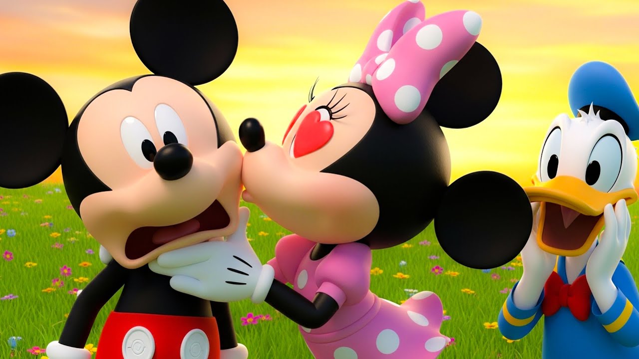 Minnie&rsquo;s Surprise Kiss 💋😂 | Mickey&rsquo;s Shocked Reaction | Mickey Mouse Funny Animation