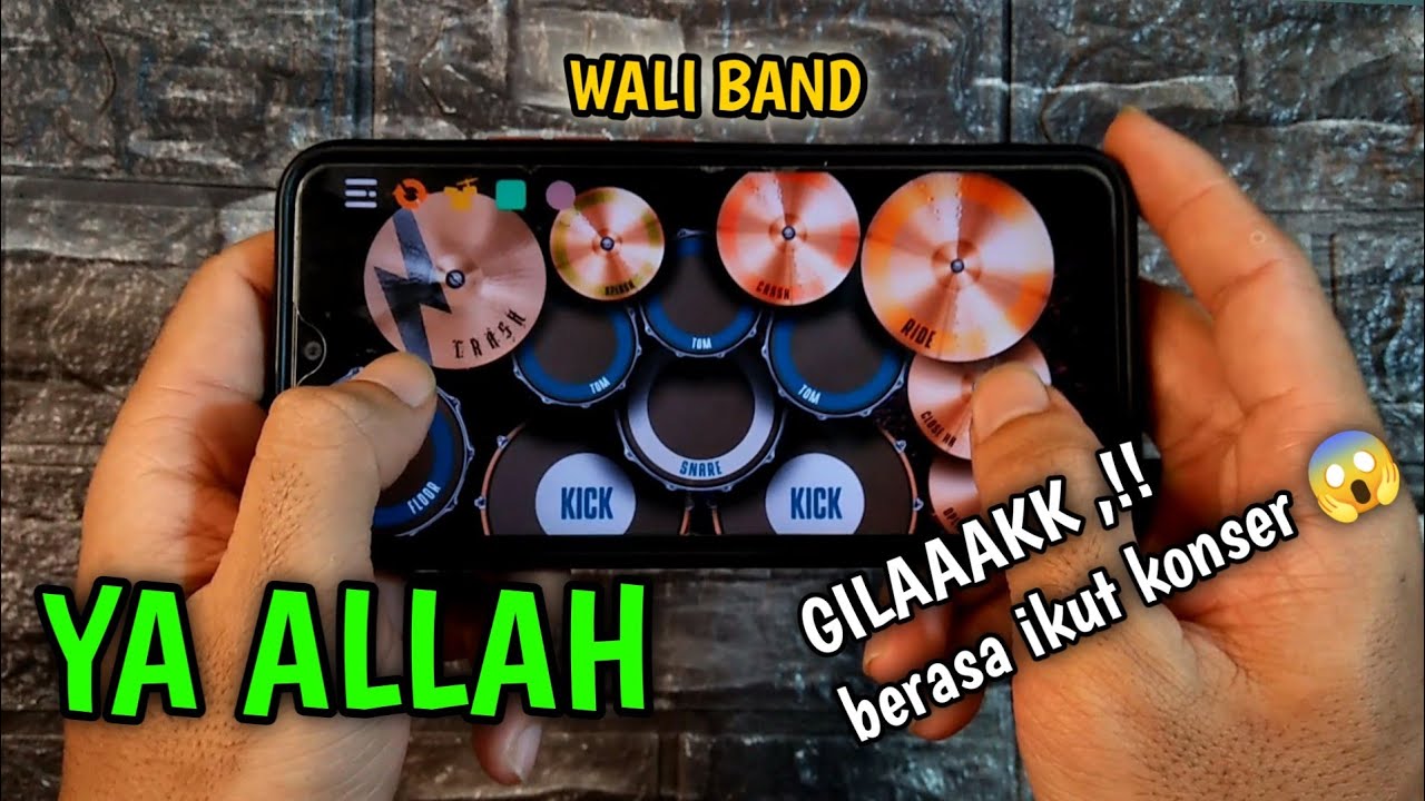YA ALLAH ~ WALI BAND | REAL DRUM COVER | Berasa jadi drummer sungguhan 😱