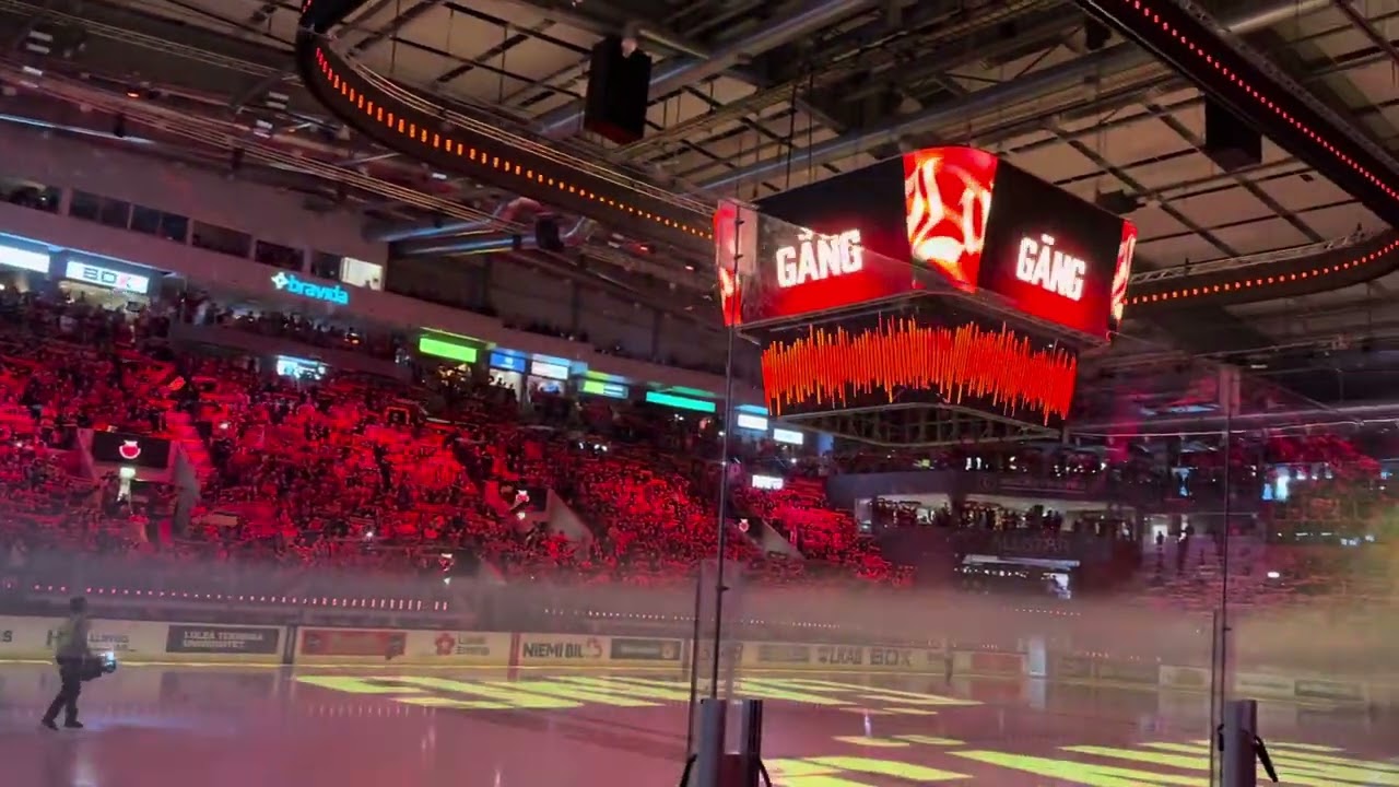 Nu kommer vårat gäng. Luleå Hockey Intro 2025-05-01 final 6.