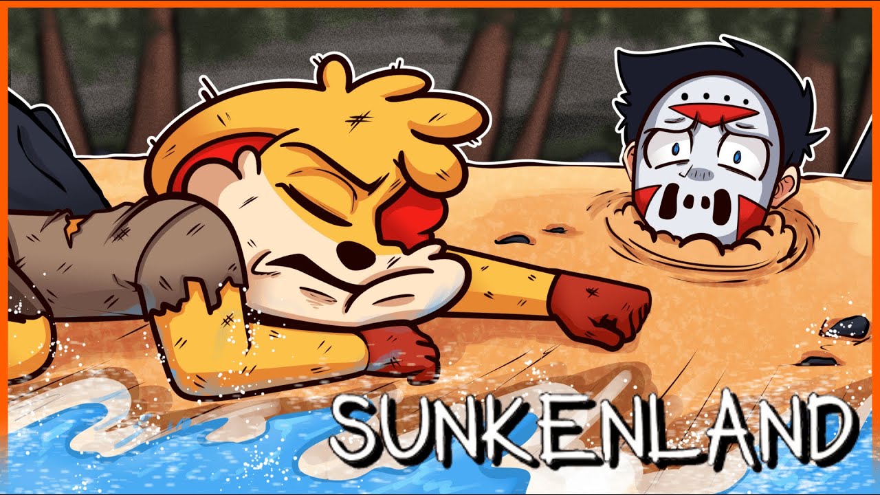 DAY 1 OF 100 - SURVIVING AT SEA WITH DELIRIOUS!!!  [SUNKEN LAND]