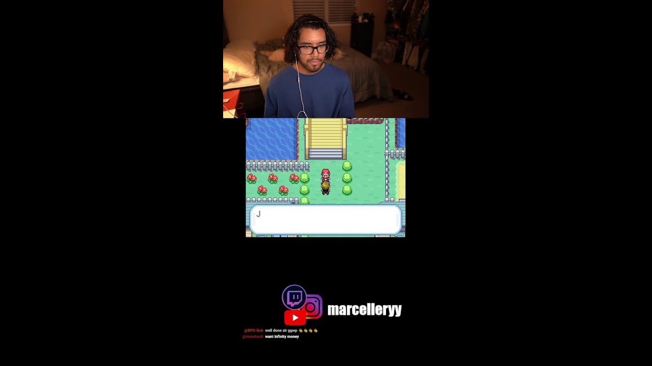 1st playthrough of pokemon ever gangy come thru :))