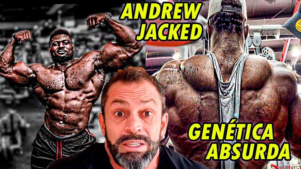 REAGINDO AO TREINO DO ANDREW JACKED | GENÉTICA ABSURDA