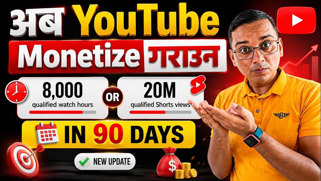 YouTube New Monetization Rules | Aba Monetize Gana 8000 Hours Watch Time