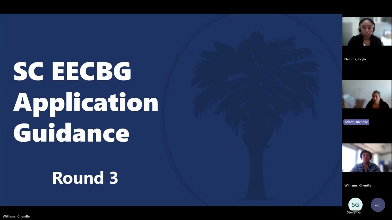 SC EECBG Project Think Tank Webinar Part 4 Recording