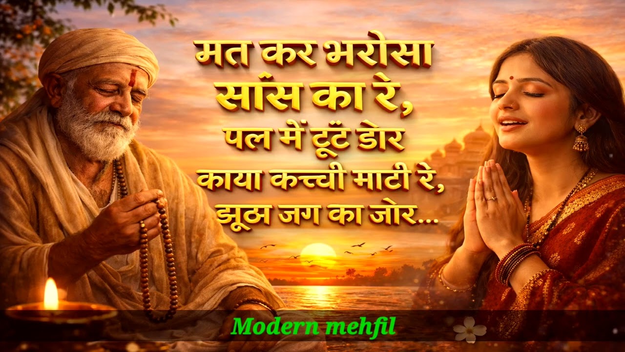 मत कर भरोसा साँस का रे | Sant Kabir Das Chetawani Bhajan | Nirgun Vani | Modern Mehfil