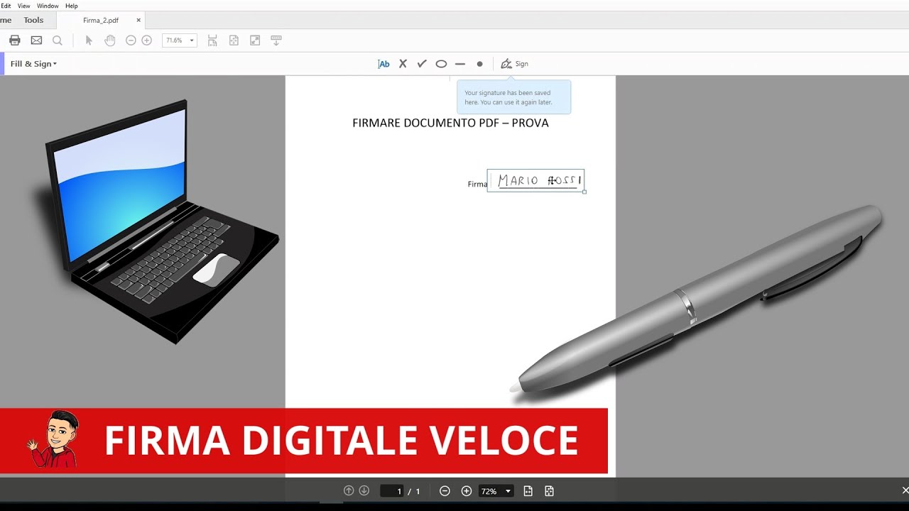 Come firmare un documento PDF - Firma elettronica digitale Facile e Veloce
