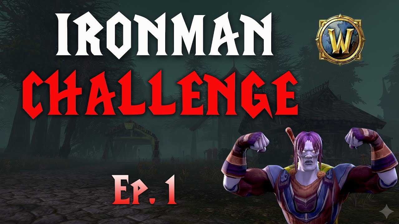 WoW IRONMAN Challenge | Ep 1 | Dedfrog in Tirisfall Glades