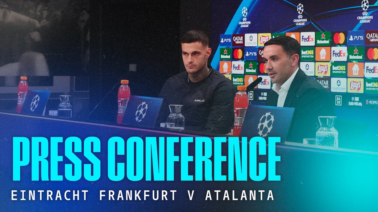 Eintracht Francoforte-Atalanta | La conferenza stampa di Palladino e Scamacca | UCL MD5 League Phase