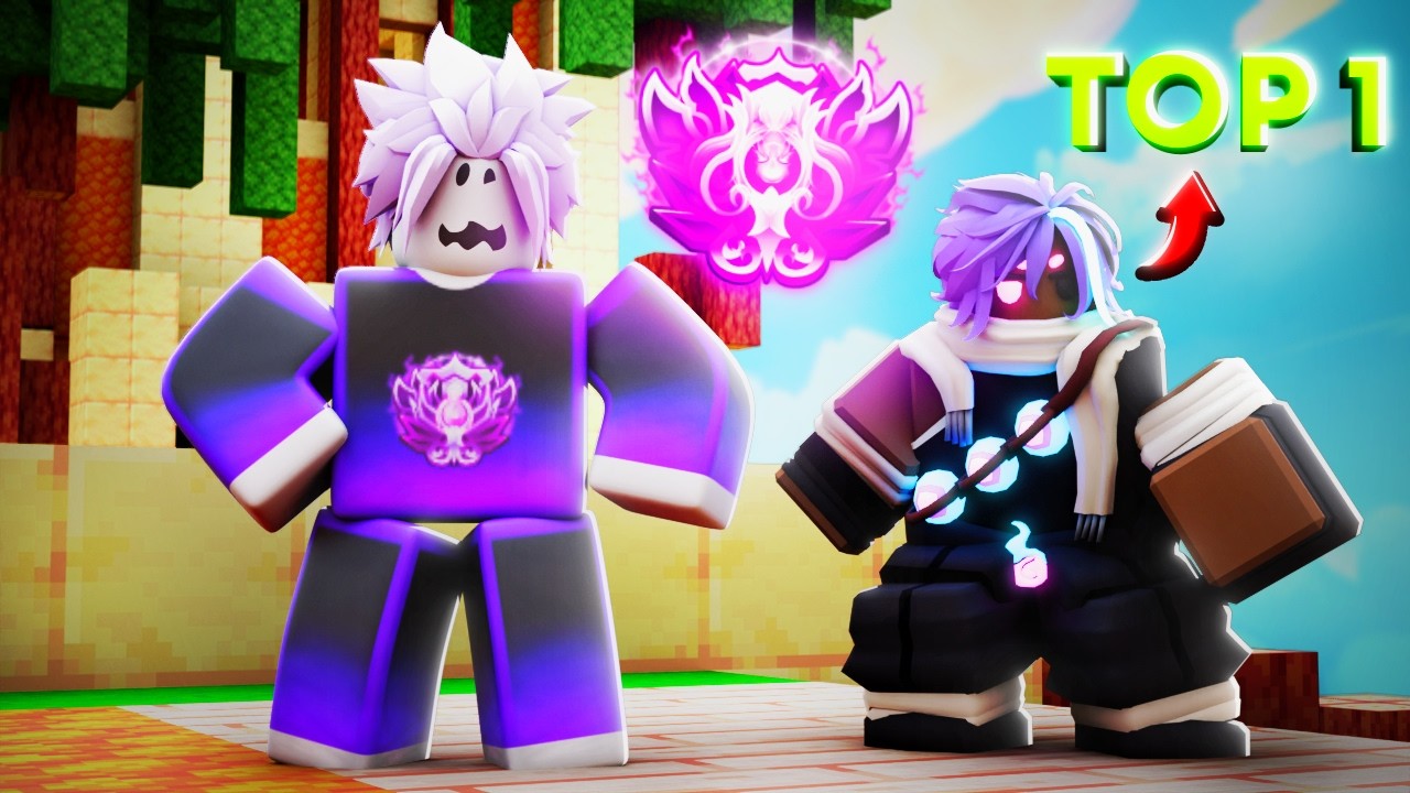 Я играл в рейтинговом режиме с лучшим игроком Whisper в Roblox Bedwars.