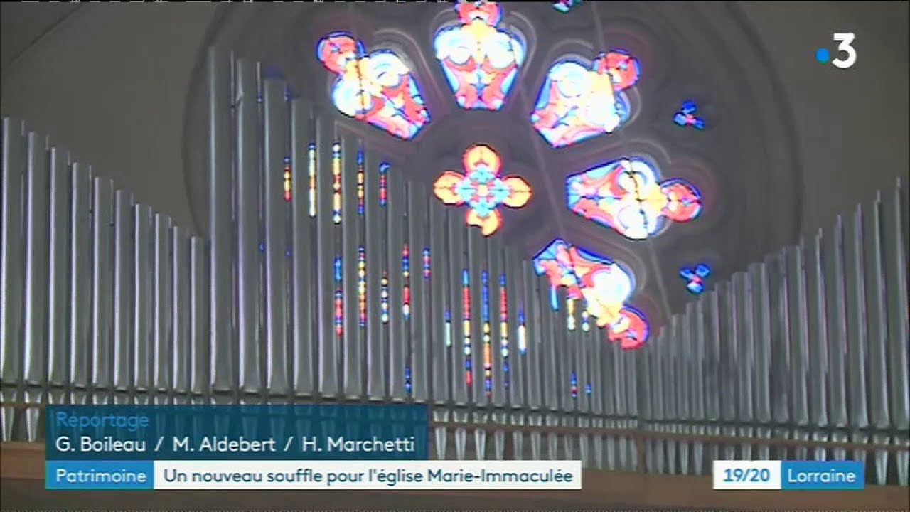 Inauguration et bénédiction du nouvel orgue de l'église Marie-Immaculée de Nancy