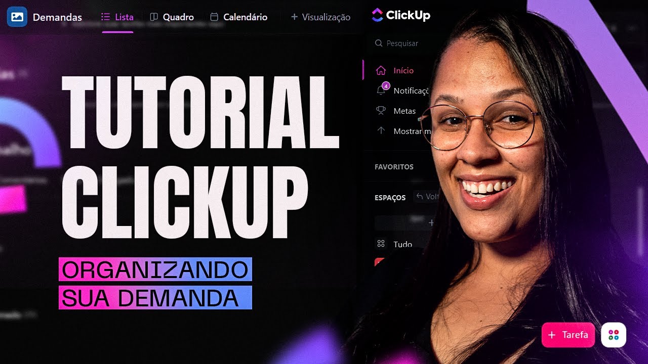 Como usar o CLICKUP para organizar a DEMANDA - Tutorial em Português