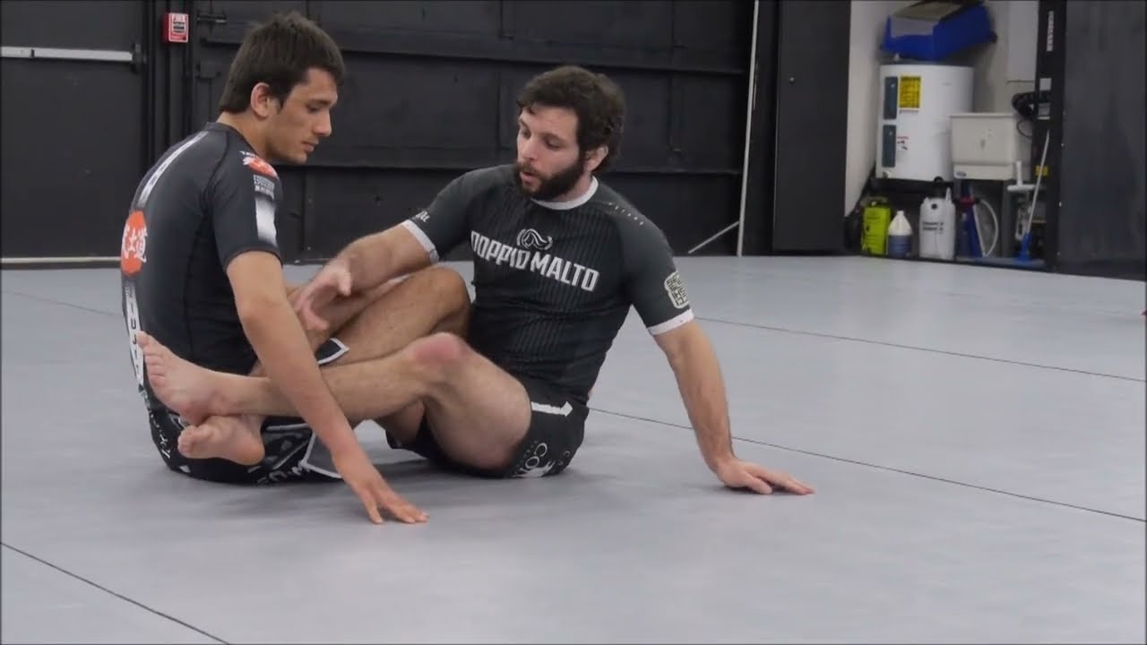 Leglock technique - Moving safely from defense to offense in the 5050 position