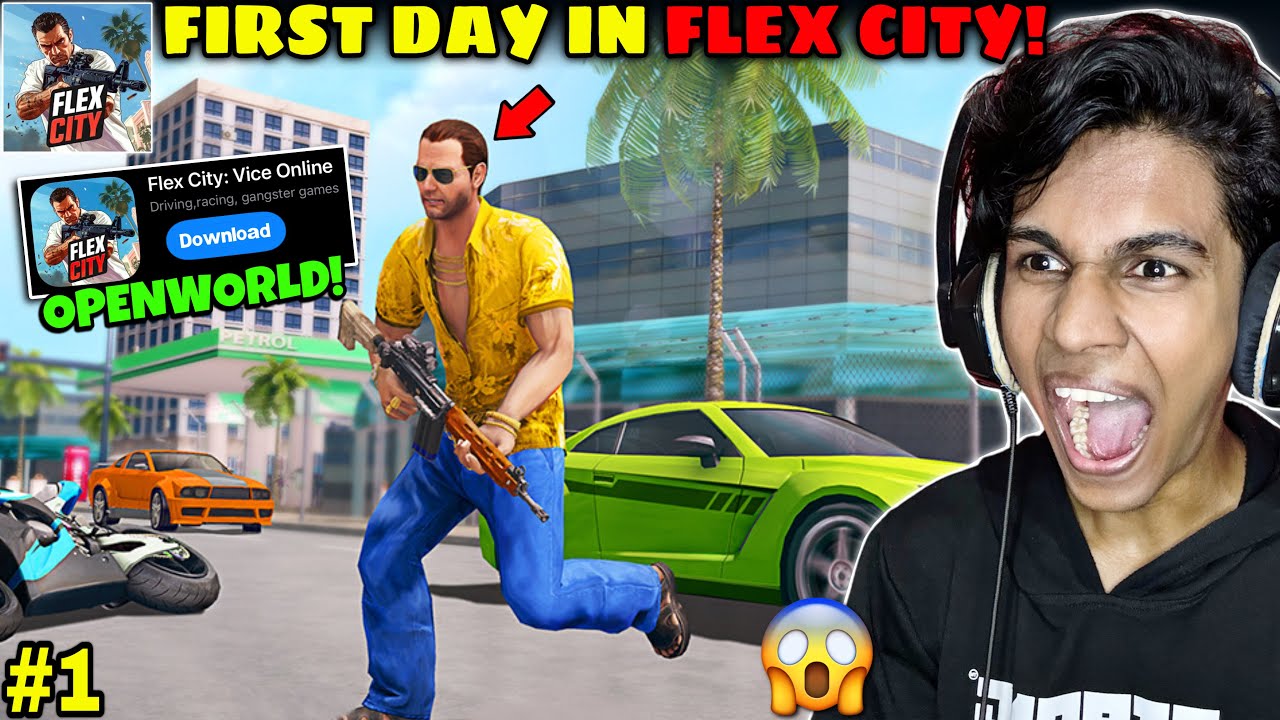First Day In Flex City Vice Online! 😱🔥 - Game Like GTA 5 - Open World Game For Android