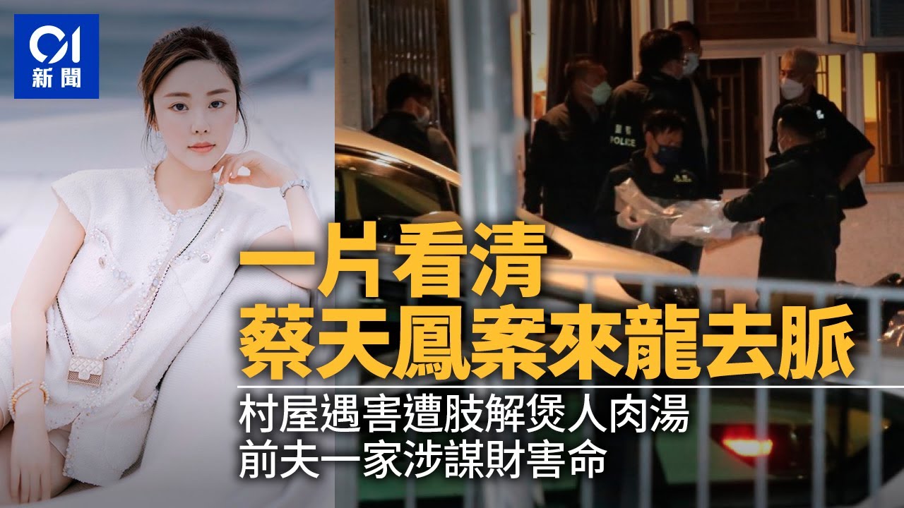 香港名媛蔡天鳳碎屍案｜一片看清來龍去脈 遇害遭肢解 前夫鄺港智一家謀財害命｜香港新聞｜Hong Kong News | Abby Choi｜蔡天鳳案｜完整版