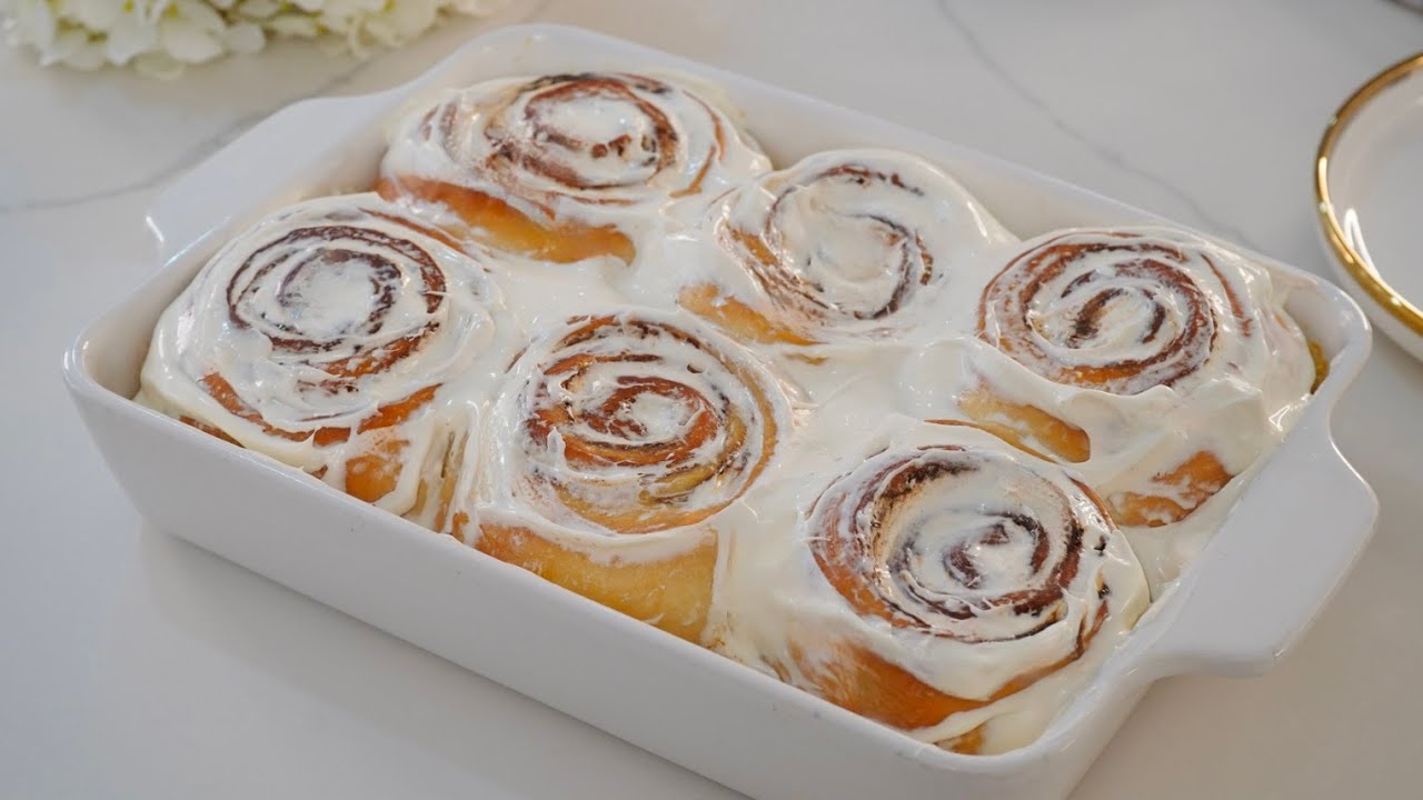 Melt in your mouth Brown Butter Cinnamon Roll