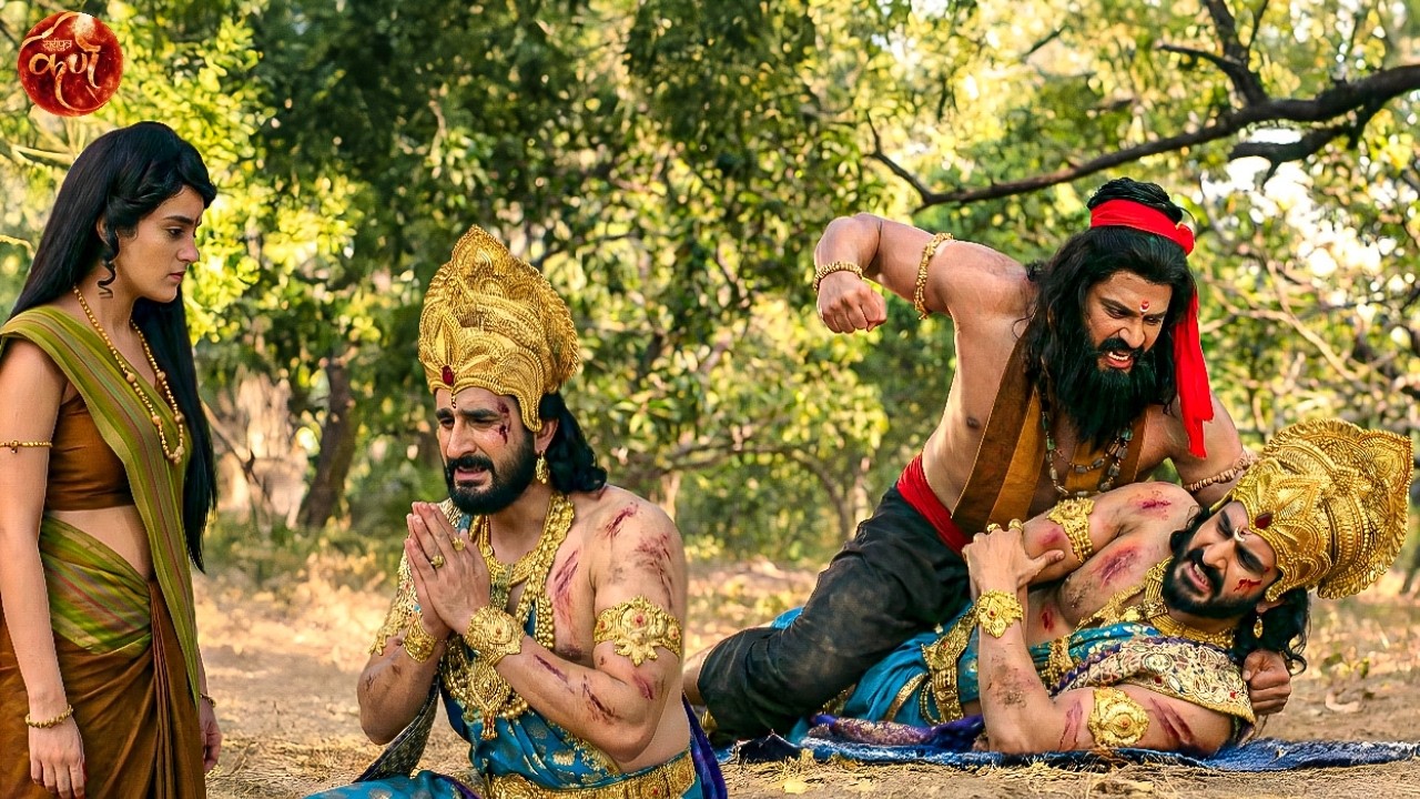 द्रौपदी के अपमान का बदला! भीम ने पीट-पीटकर जयद्रथ से घुटनों पर बैठाकर मँगवाई माफ़ी || Suryaputra