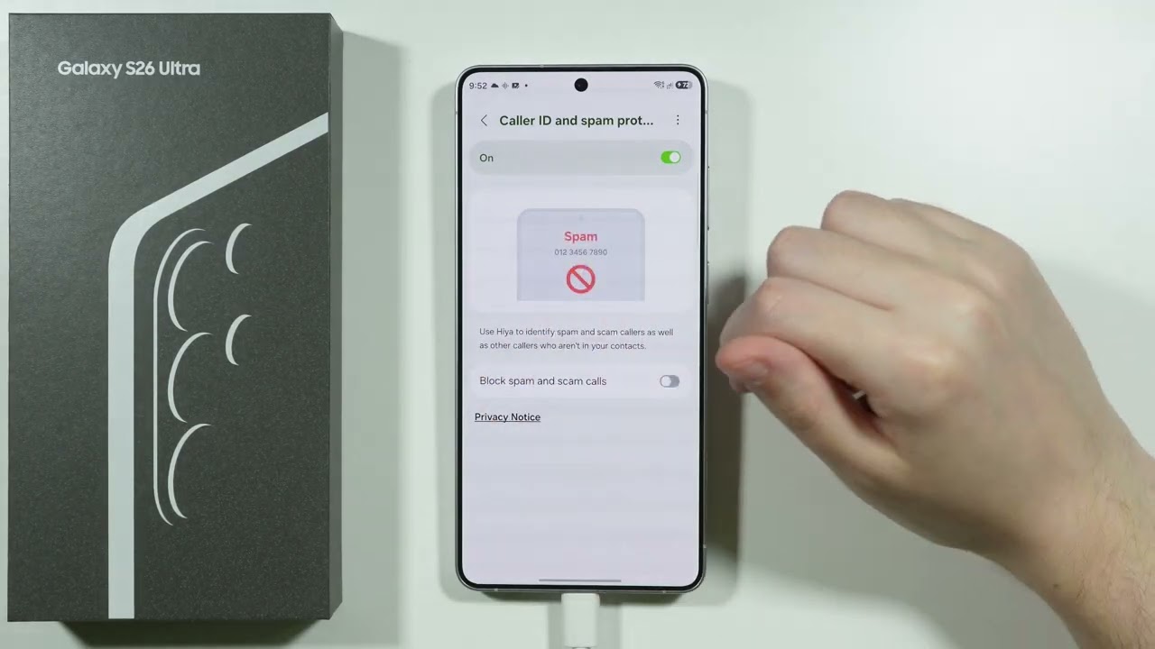 Samsung Galaxy S26 Ultra: Как заблокировать спам и мошеннические звонки