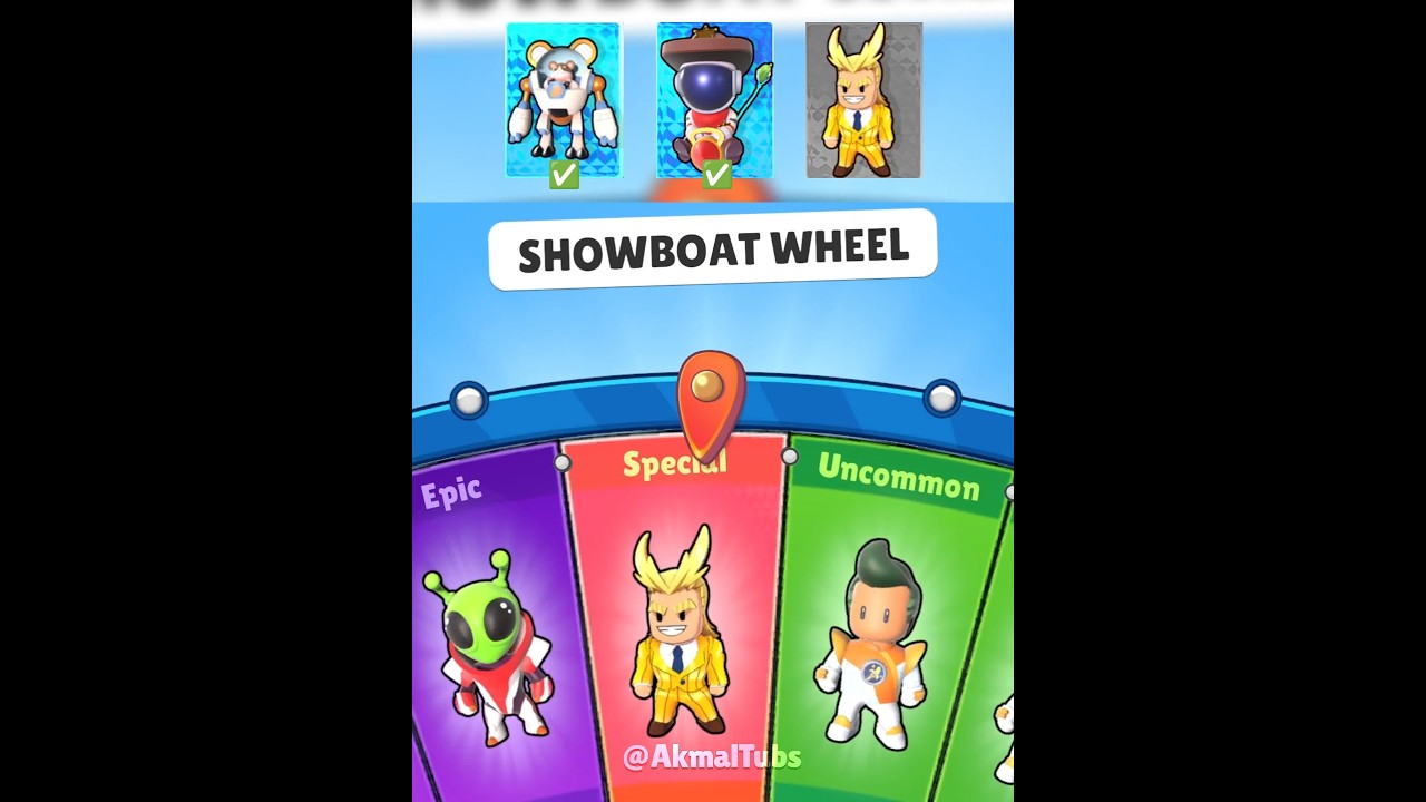 New Mythic Special Skins Wheel Spin Stumble Guys 0.89 Beta New Update 🔥