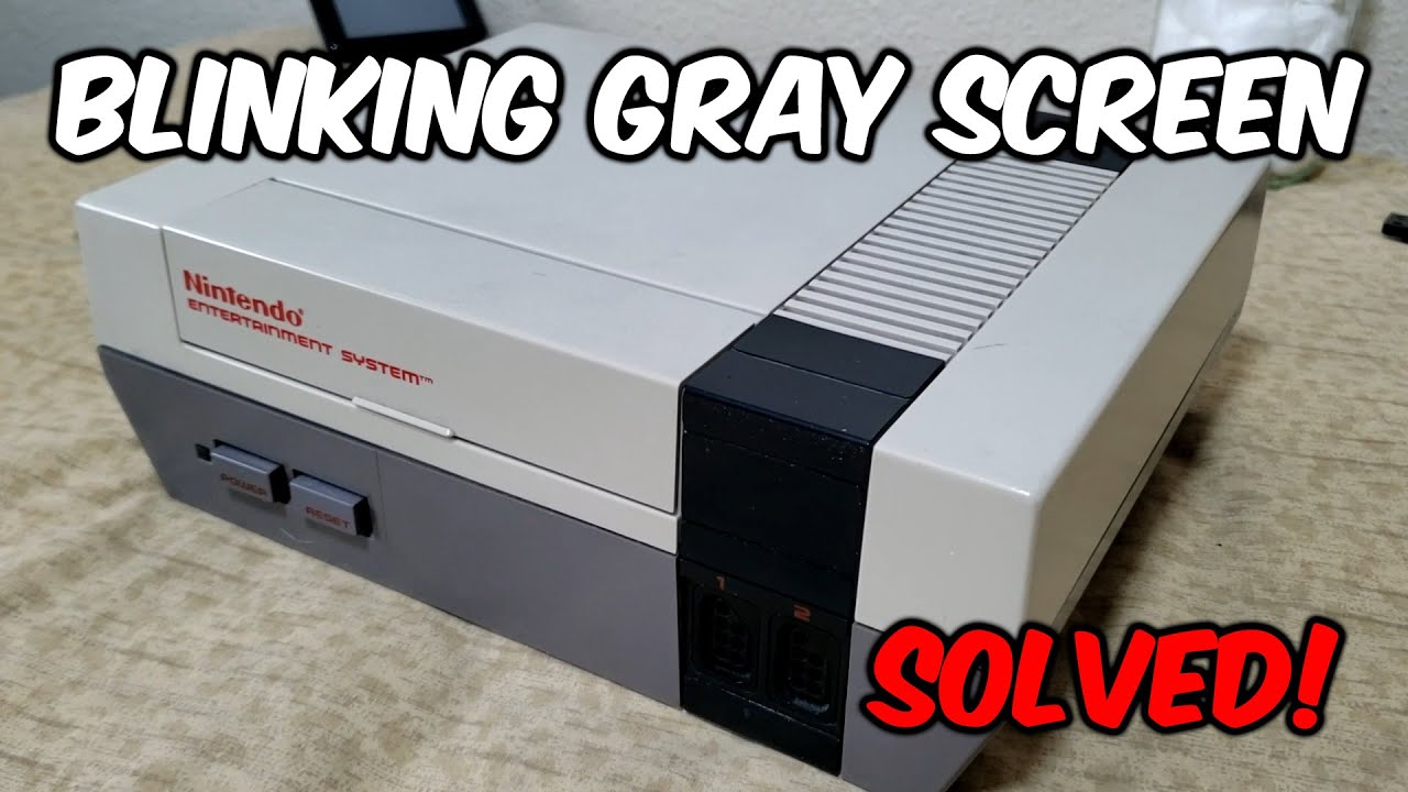 Nintendo NES — Мигающий серый экран — Исправление мигания светодиода питания