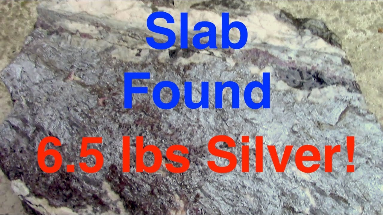METAL DETECTING 95 tOZ SILVER SLAB AT OLD MINE
