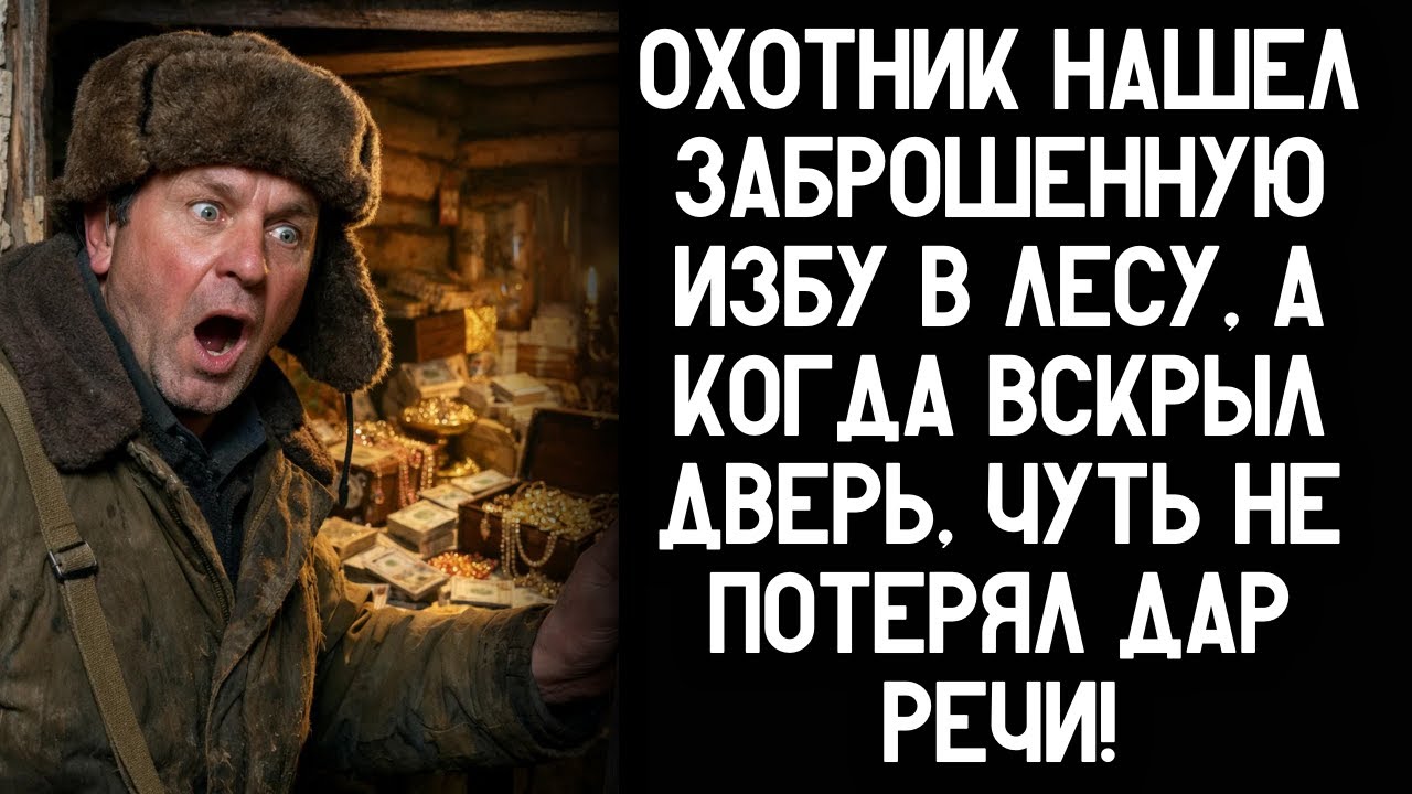 Охотник нашел заброшенную избу в лесу, а когда вскрыл дверь, чуть не потерял дар речи!