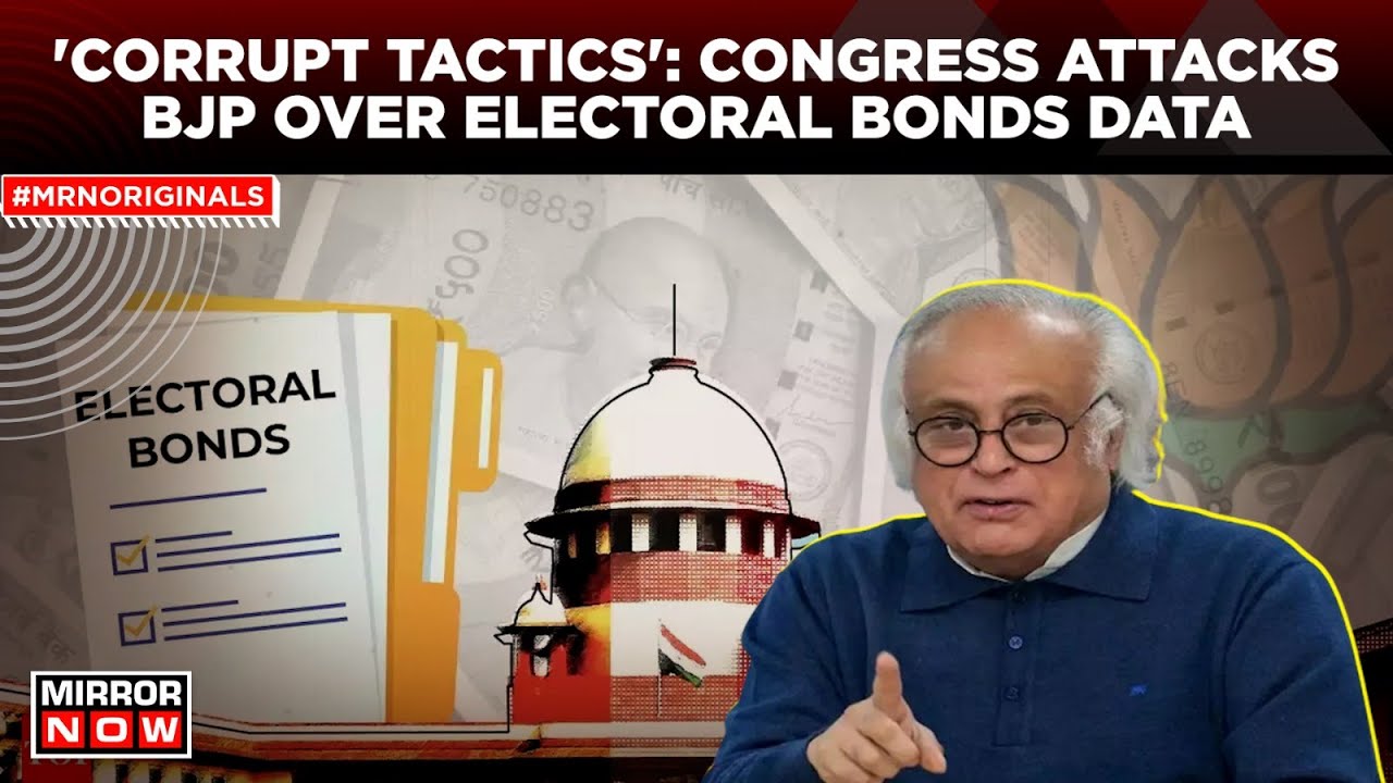 Electoral Bonds Case | BJP Gets Over Rs 6,000 Cr Via Electoral Bonds; Congress Says This... | Latest