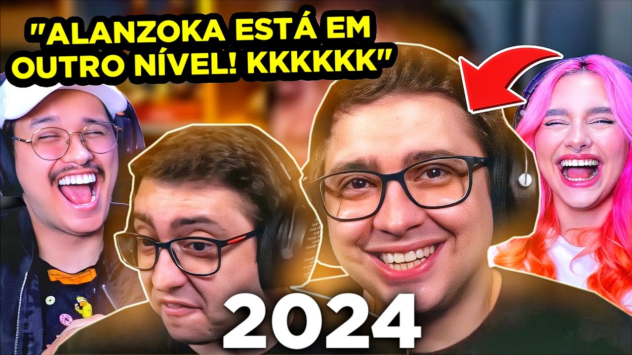 os MELHORES MOMENTOS do ALANZOKA de 2024 já saiu kkkkkkk