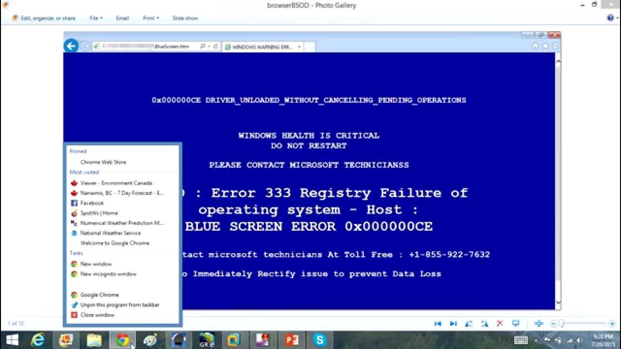 itechhelps.com Fake Microsoft Tech Support Scam Call 7/20/2015