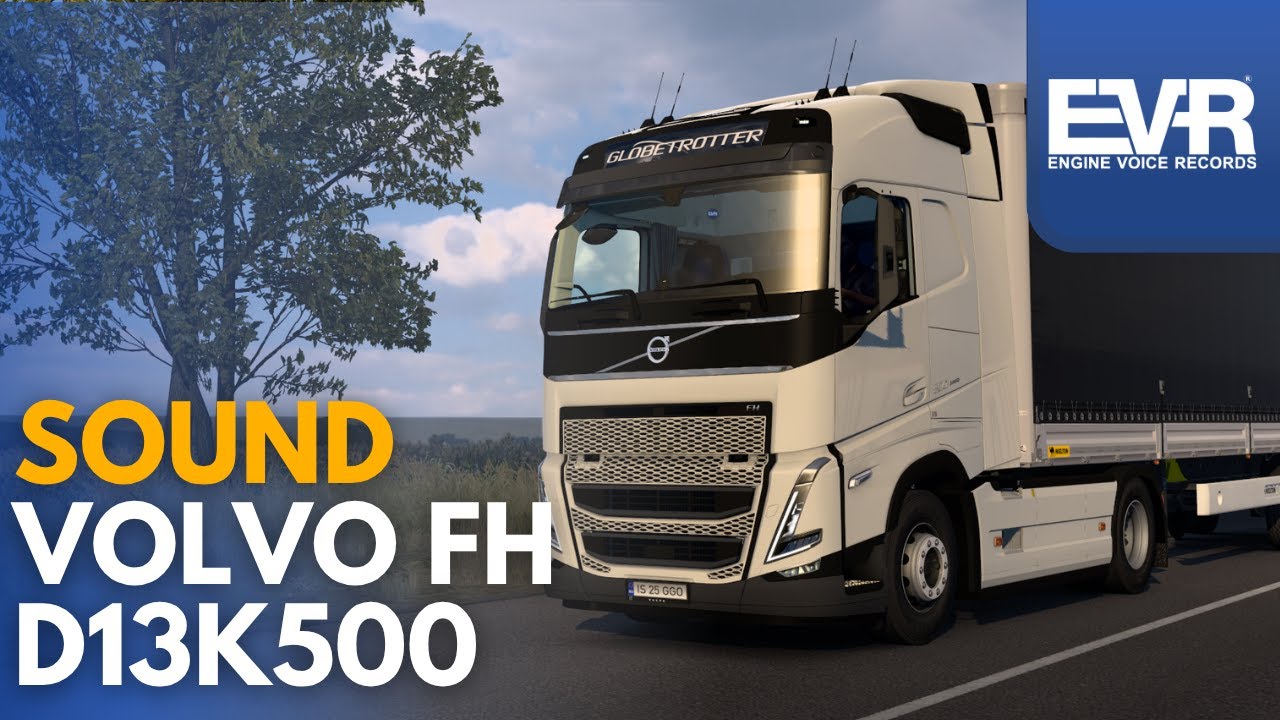 Sound Volvo FH13 500 Euro6 Engine Voice Records
