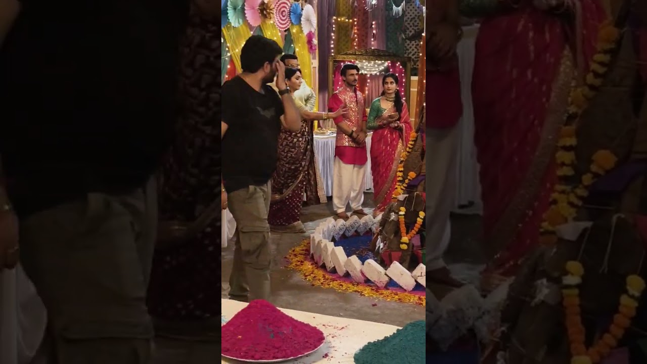 #rangbaazidilonki Holika Dehen scene shooting 