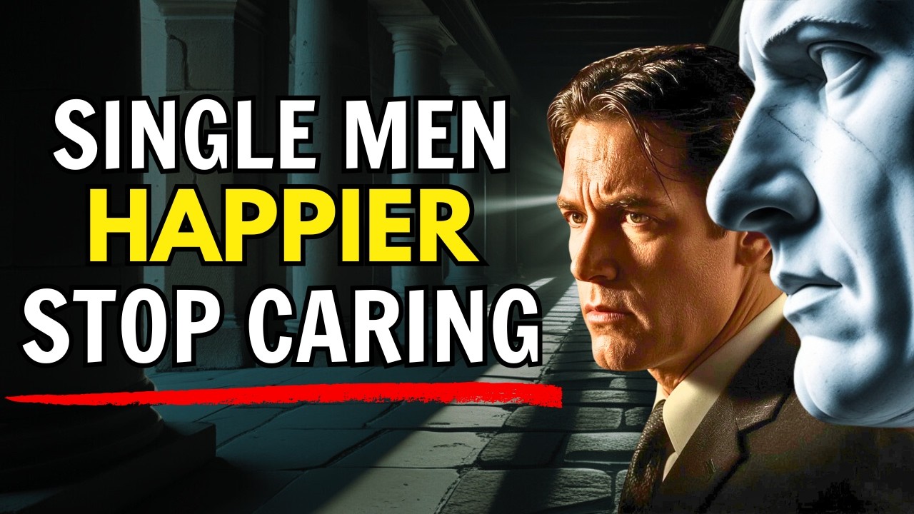 Single Men Become Happier When They Stop Caring What Others Think | Stoicism