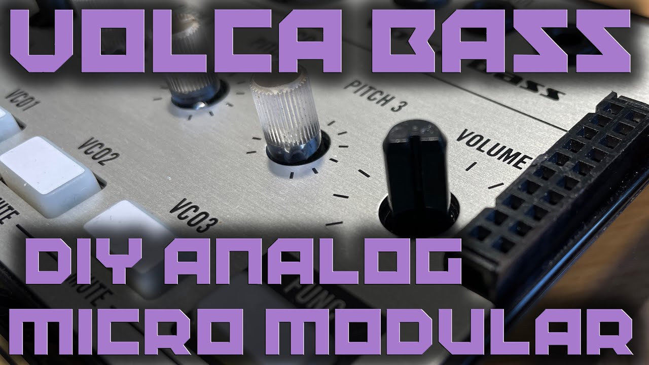 Modify Volca Bass into a Analog Mini-Modular! DIY hack/mod, compatible with Volca Modular!
