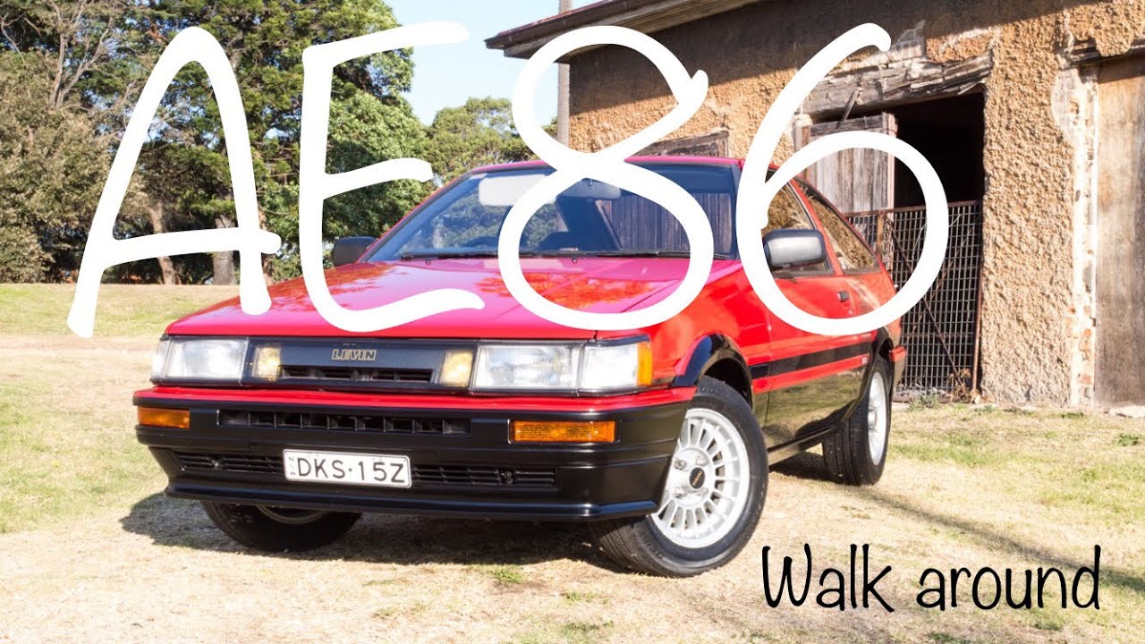 walkaround 1987 AE86 Twin Cam Corolla Levin