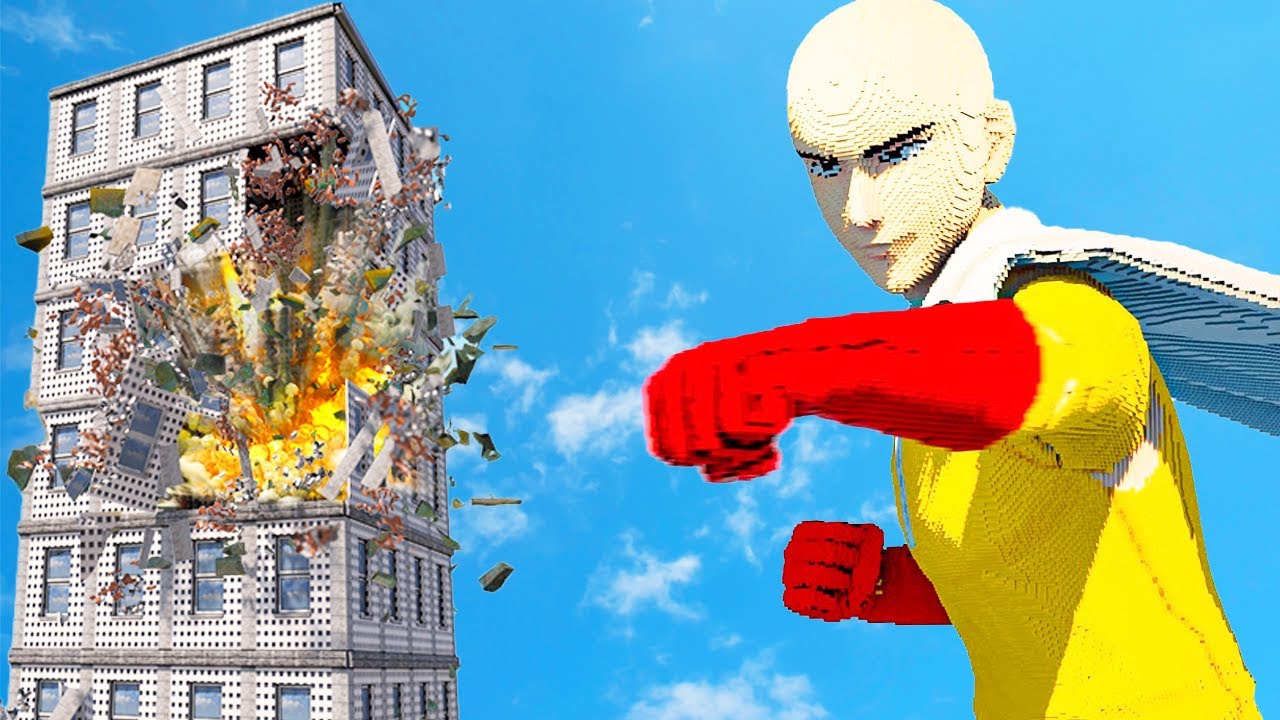 محاكي التدمير | مود سايتاما الاصلع  😱🔥 | Teardown