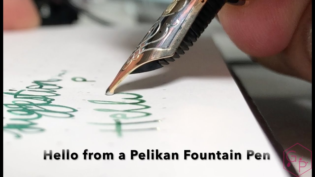 Handwriting with a Pelikan Fountain Pen