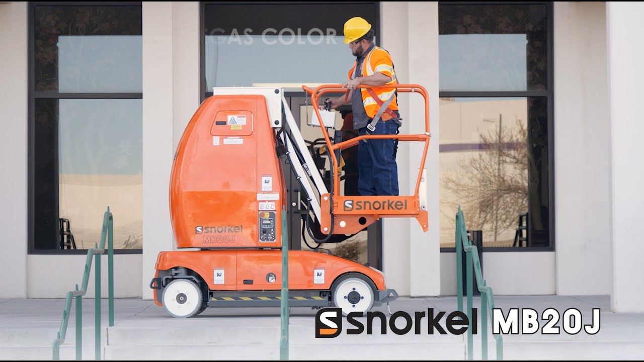 Snorkel MB20J & MB26J Electric Mast Boom Lifts