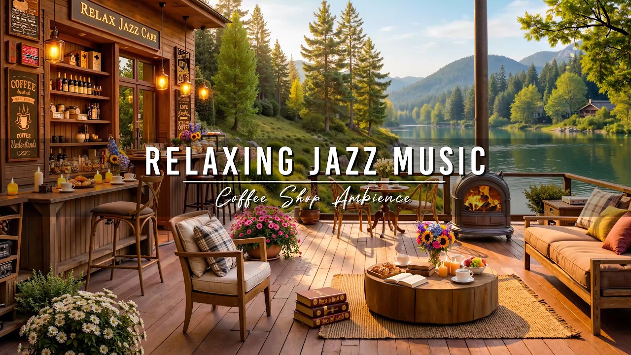 Unwind with Warm Jazz Instrumental Music ☕ Cozy Coffee Shop Ambience & Jazz Relaxing Music
