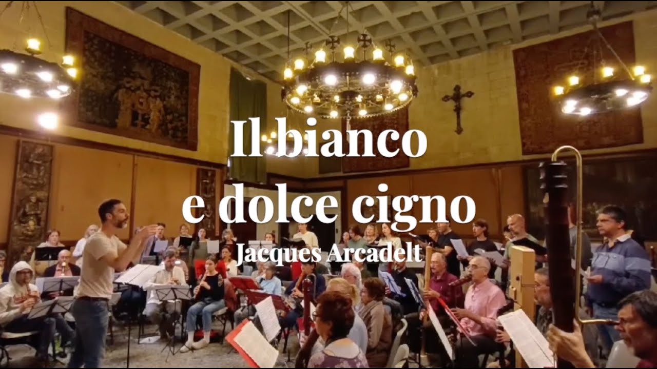 Il bianco e dolce cigno (Jacques Arcadelt) - Cor de Ponent / Consort Pere Serra