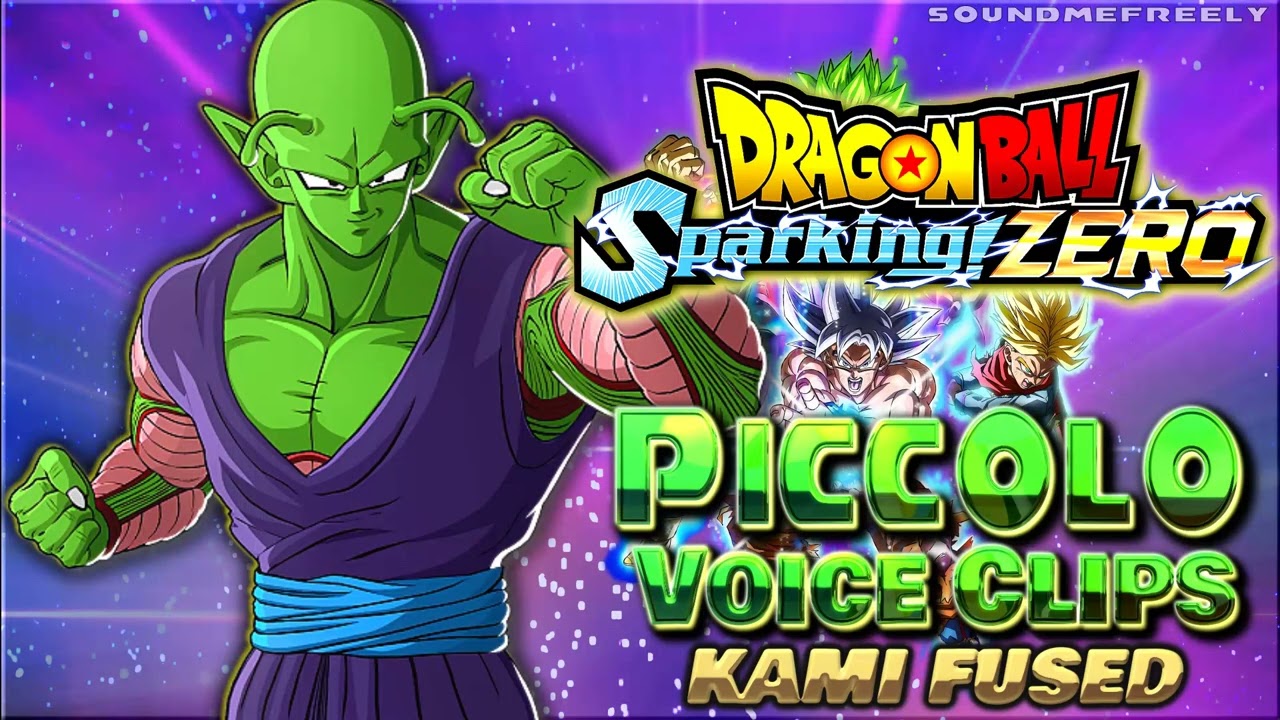 All Piccolo Voice Clips • Kami Fused • Dragon Ball Sparking! ZERO Lines (Christopher Sabat) ENGLISH