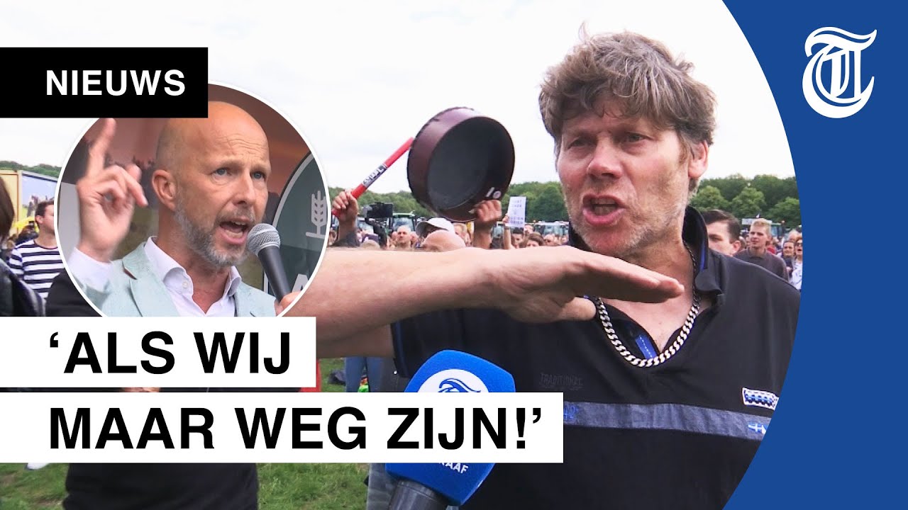 D66'er uitgejouwd door boze boeren