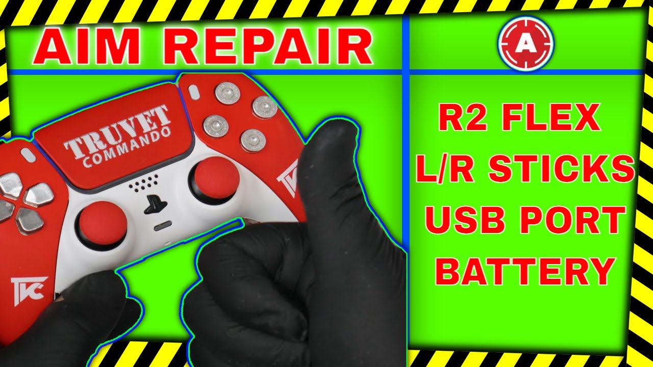 AIM PS5 Controller R2 Sticks and USB Port