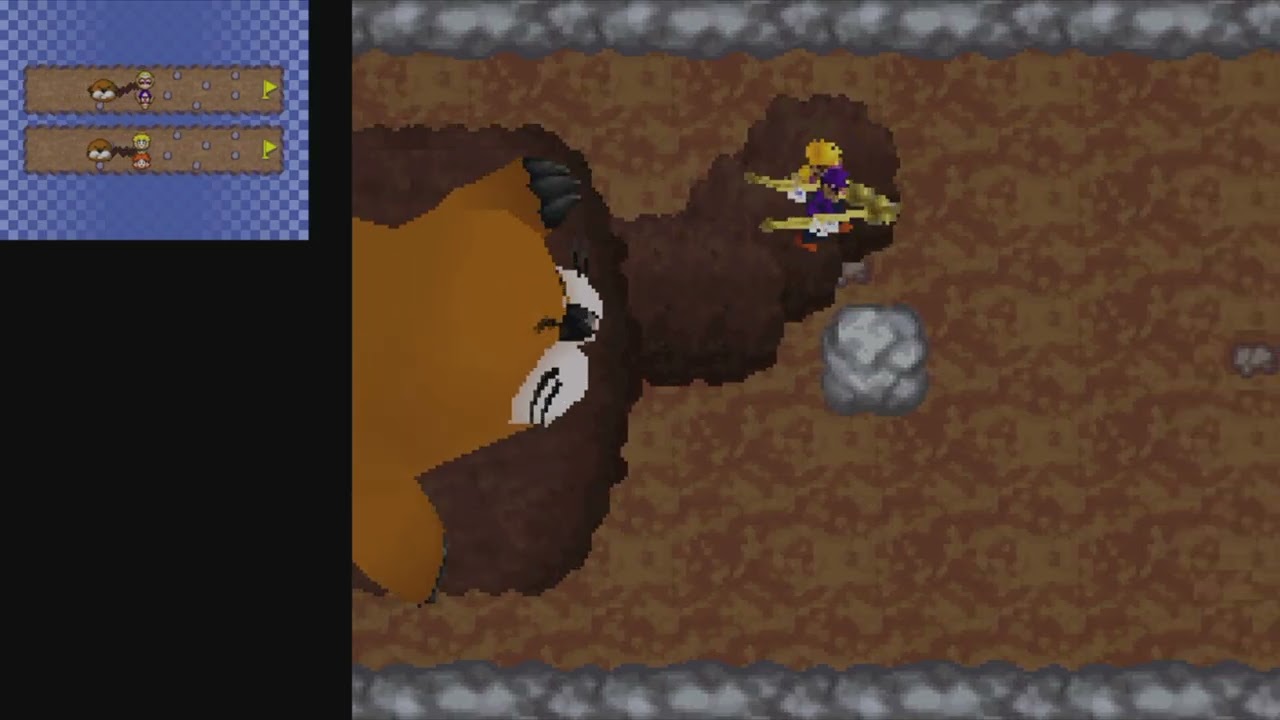 Mario Party DS Minispiele - Teelöffel-Tunnel