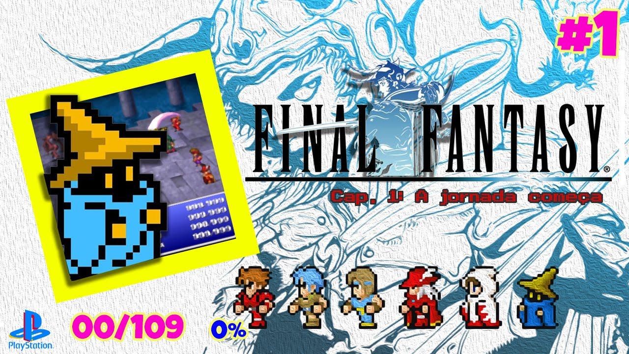 FINAL FANTASY I Origins - PS1 | Cap 1: A jornada começa - #retrogaming  #playstation #finalfantasy