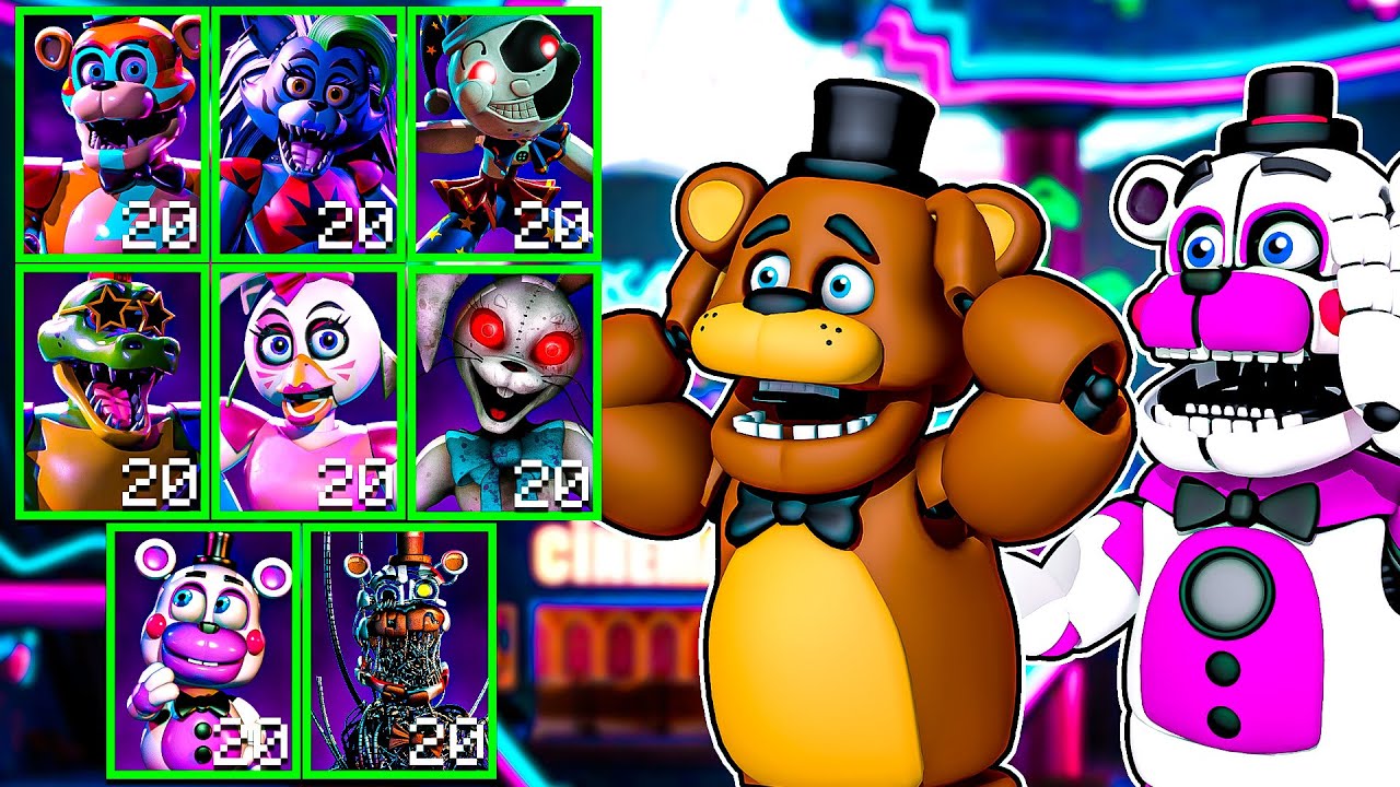 Ultimate Custom Night Security Breach MOD Freddy and Funtime Freddy Plays