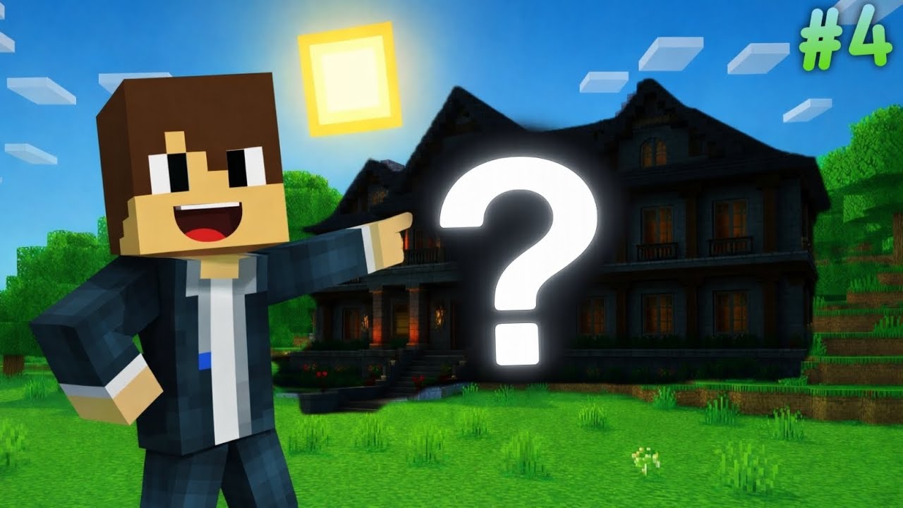 Finally, I started building my new house Survival Series #4 | MINECRAFT 