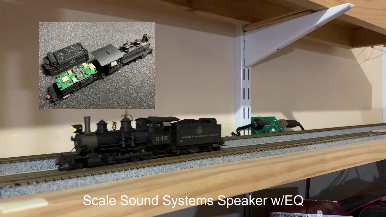 Blackstone Models C-19 HOn3 DCC-Sound Speaker Comparison by Scale Sound System
