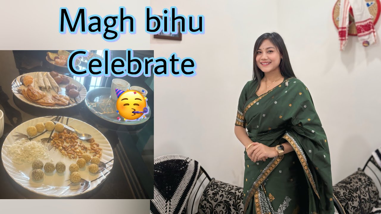 Mini vlog / Magh bihu celebration 🥰 !! 